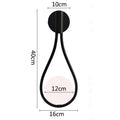 Elegant teardrop ball brass wall lamp bedroom lighting