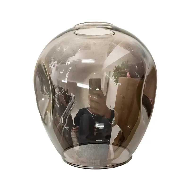 Nordic clear glass ball led chandelier dining room pendant light