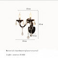 Decorbites glass branch silver led chandelier for living room