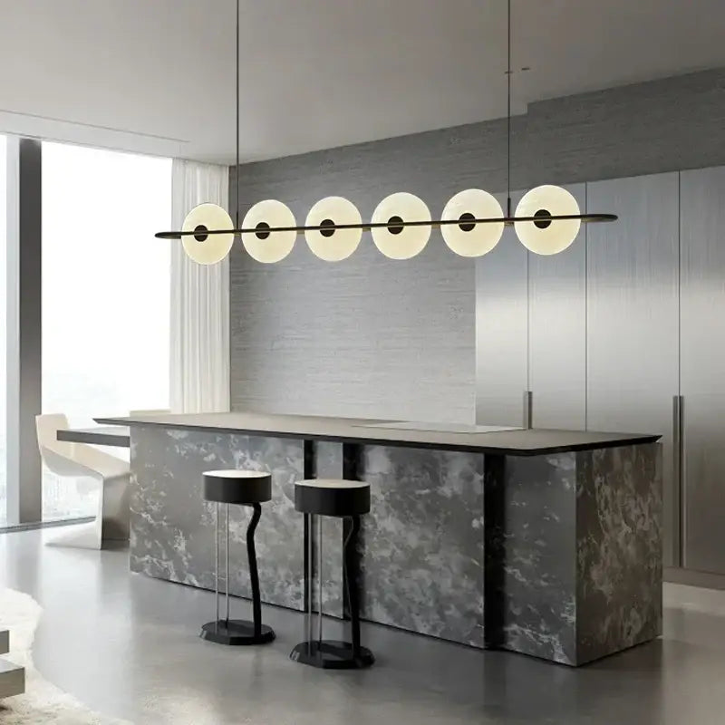 Decorbites glass chandelier modern black and white dining room light