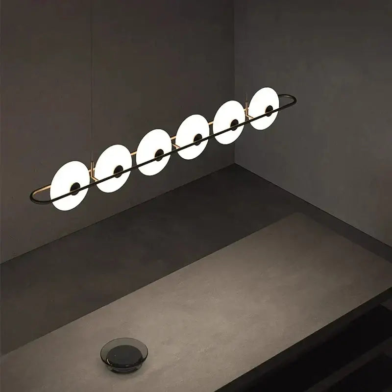 Decorbites glass chandelier modern black and white dining room light
