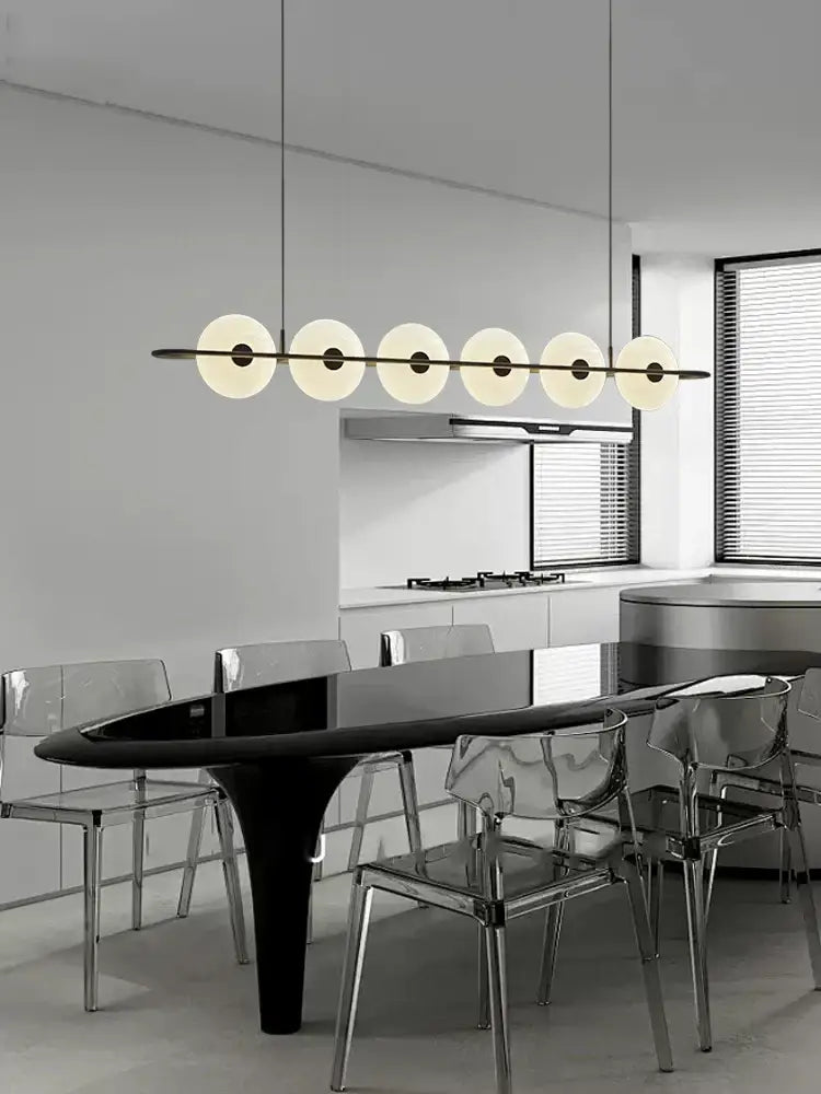 Decorbites glass chandelier modern black and white dining room light