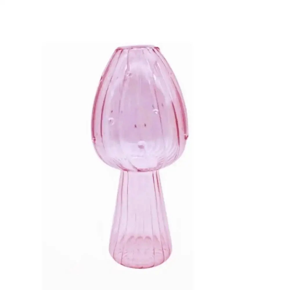 Colorful mushroom glass vase living room home decor
