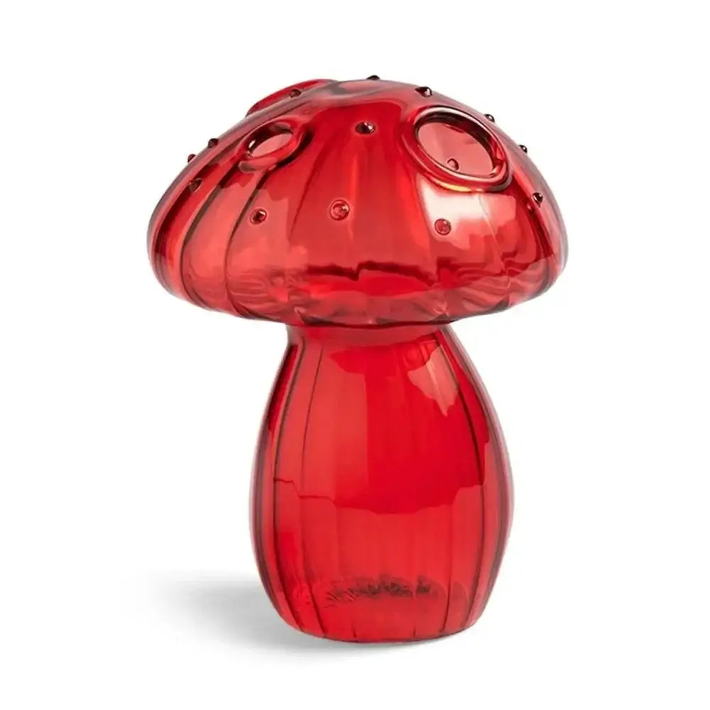 Colorful mushroom glass vase living room home decor