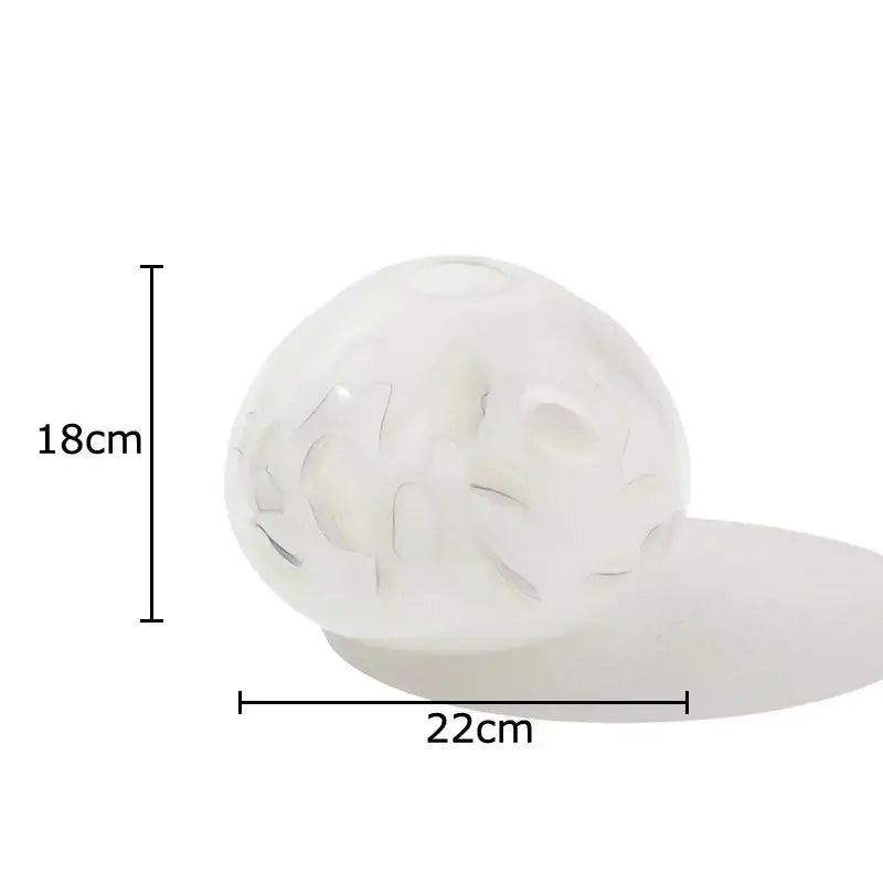 Modern white leaf ceramic glass vase living room table decor