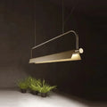 Modern brushed gold island light fixture kitchen pendant light