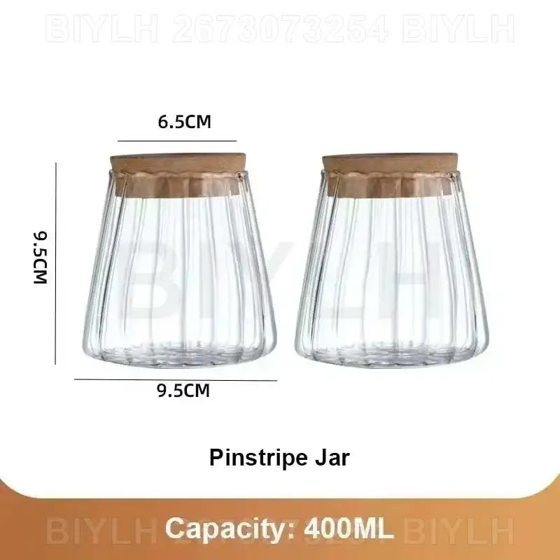Modern clear glass flower pots with wood base living room planters