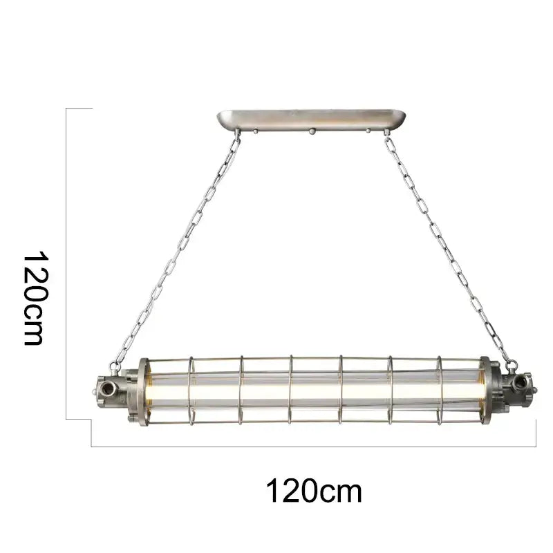 Decorbites industrial chandelier retro metal cage light for cafe loft