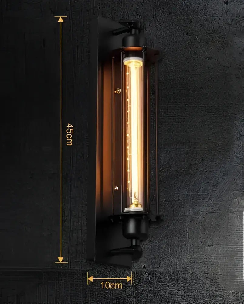 Industrial style vintage bar wall lamp for dining room