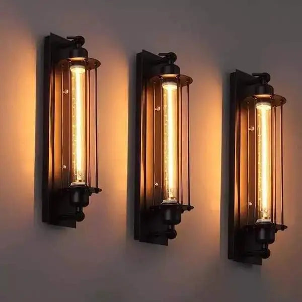 Industrial style vintage bar wall lamp for dining room