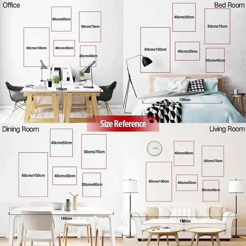 Abstract japanese koi cat wall art red & white living room poster
