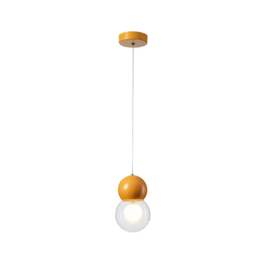 Modern blue & white macaron ceiling pendant kids bedside light