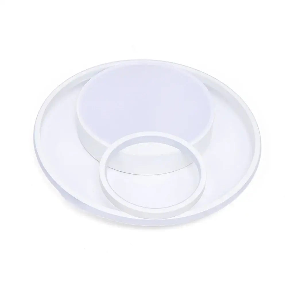 Modern circular dual ring ceiling light with high color rendering bedroom