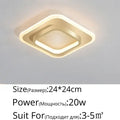 DecorBites™ LED Ceiling Lights for Bedroom Kitchen Modern Round Square Lighting Fixtures