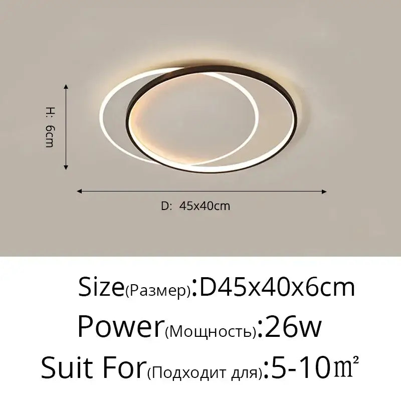 DecorBites™ LED Ceiling Lights for Home Decor Luster Indoor Lighting