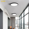 DecorBites™ LED Ceiling Lights for Living Room Bedroom - Ultra-thin 5cm Iron Square Round Black/White