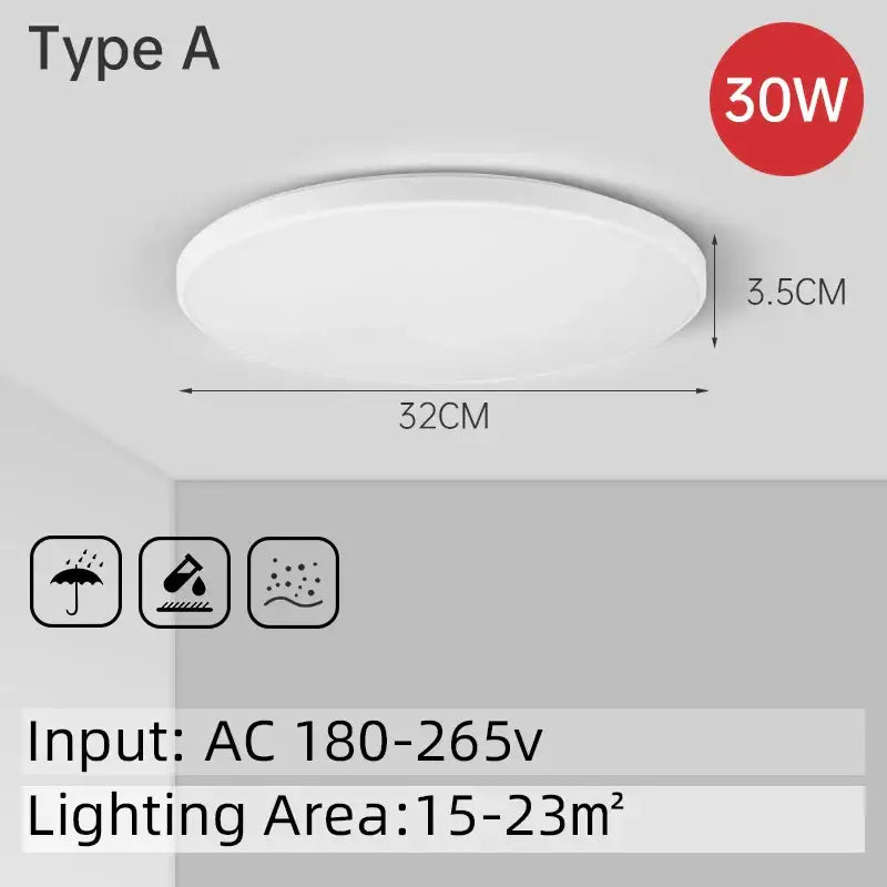 DecorBites™ LED Ceiling Lights for Modern Spaces