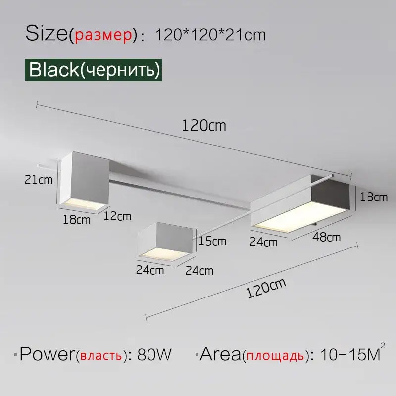 DecorBites™ LED Ceiling Lights Minimalist Modern Living Room Dining Bedroom Lamps