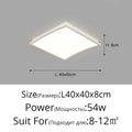 DecorBites™ LED Ceiling Lights: Minimalist Square Design for Bedroom, Living Room, Dining Room Lighting