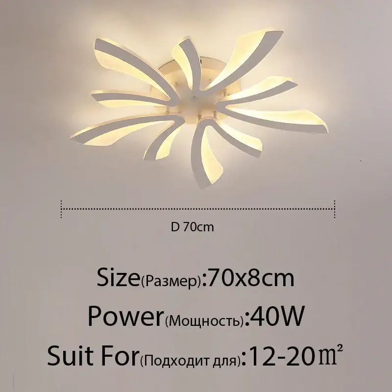 DecorBites™ LED Ceiling Lights Modern Acrylic Luminaria Lampada for Home Indoor Lighting