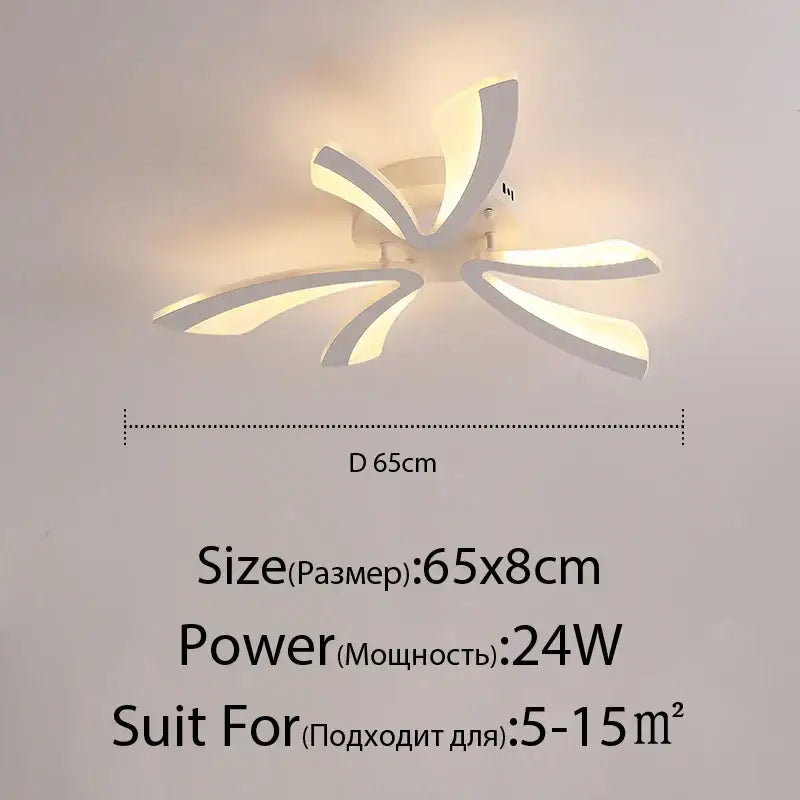 DecorBites™ LED Ceiling Lights Modern Acrylic Luminaria Lampada for Home Indoor Lighting
