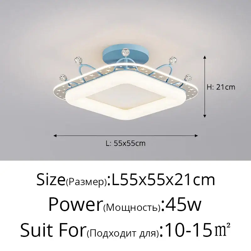 DecorBites™ LED Ceiling Lights: Modern Minimalist Indoor Lighting for Bedroom, Dining Room, and Study