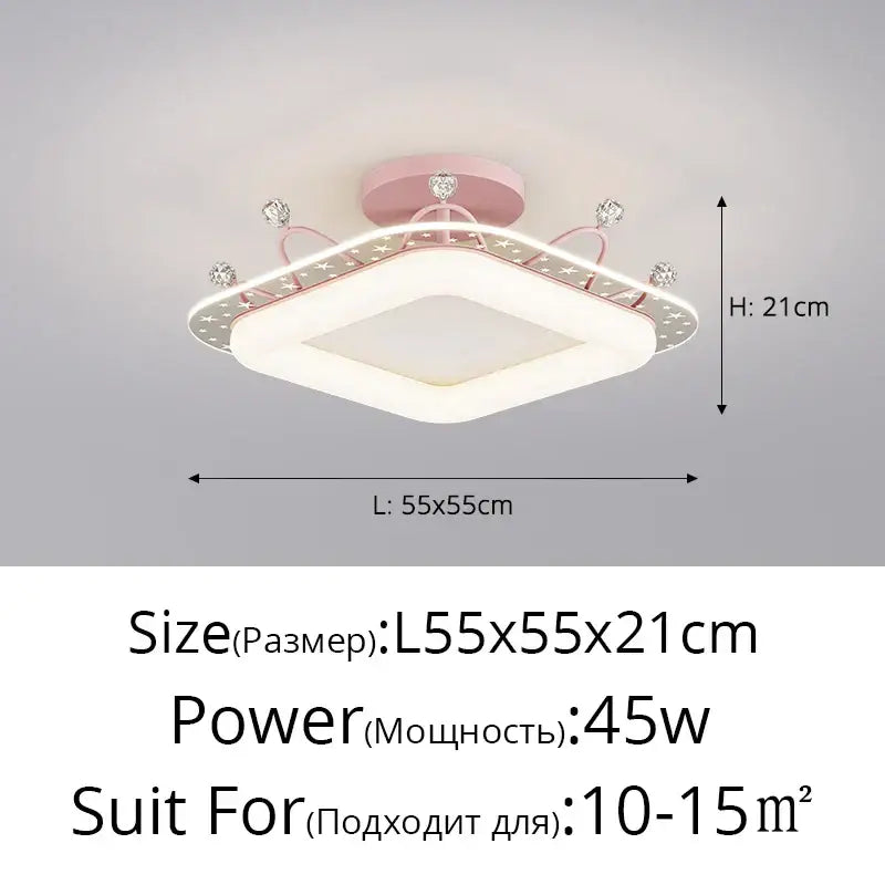DecorBites™ LED Ceiling Lights: Modern Minimalist Indoor Lighting for Bedroom, Dining Room, and Study