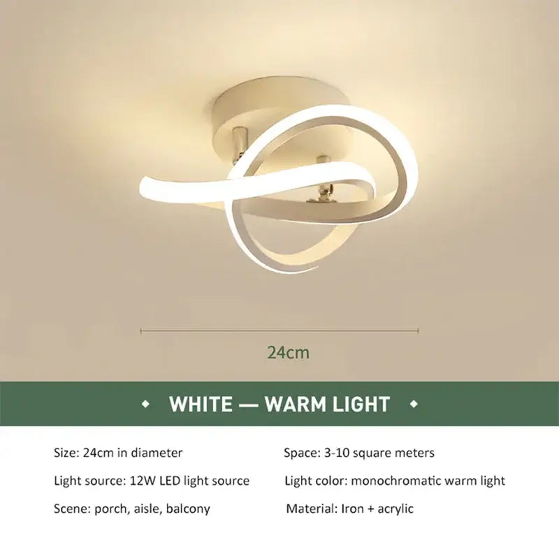 DecorBites™ LED Ceiling Lights - Modern Minimalist Lamps for Living Room Balcony Staircase