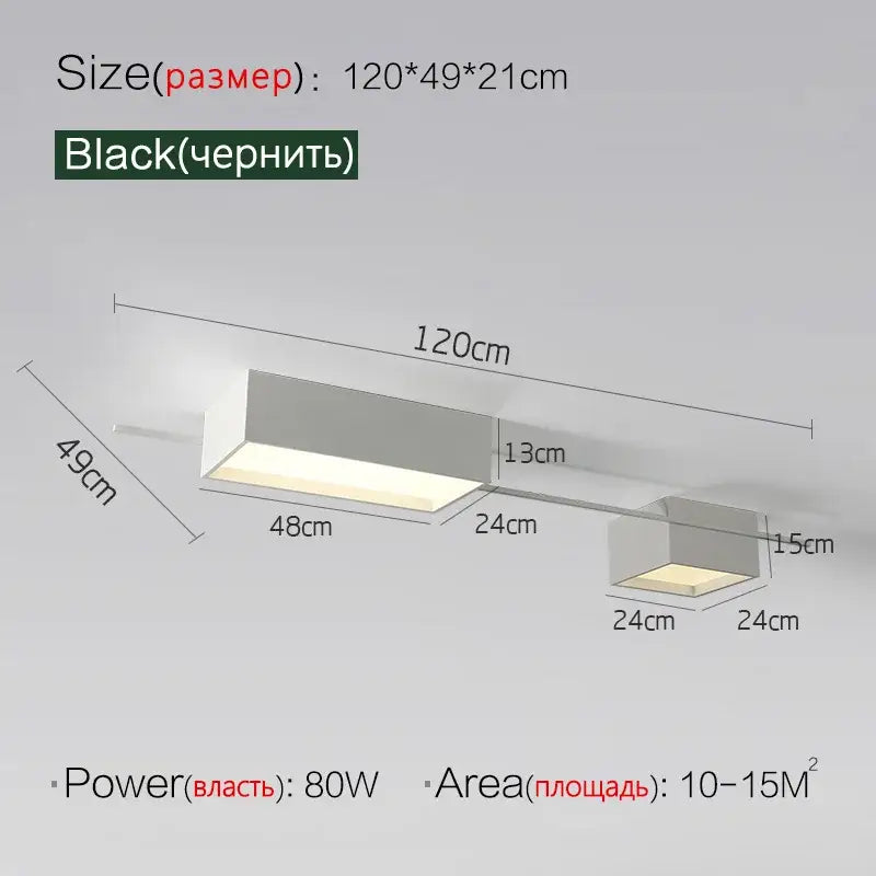 DecorBites™ LED Ceiling Lights Modern Minimalist Living Room Dining Bedroom Lamps
