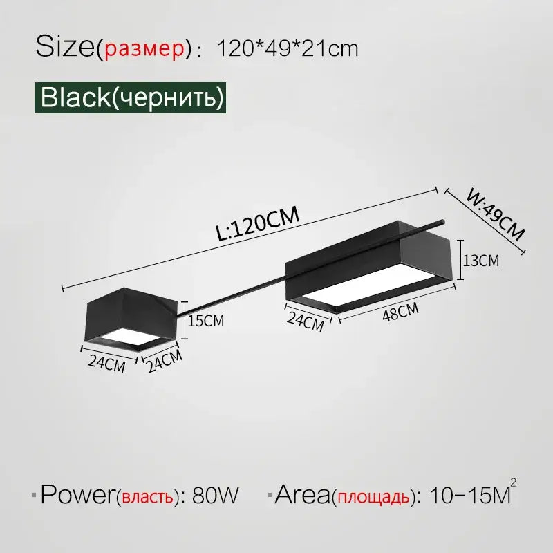 DecorBites™ LED Ceiling Lights Modern Minimalist Living Room Dining Bedroom Lamps