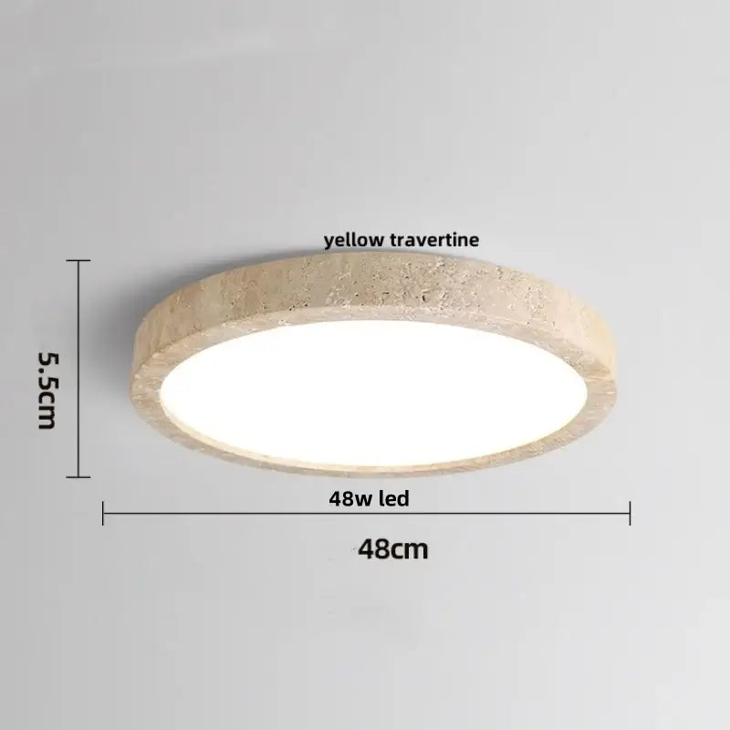 DecorBites™ LED Ceiling Lights Modern Nordic White Stone Plafond Lamp