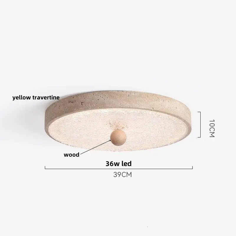 DecorBites™ LED Ceiling Lights Modern Nordic White Stone Plafond Lamp