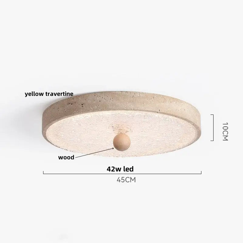 DecorBites™ LED Ceiling Lights Modern Nordic White Stone Plafond Lamp