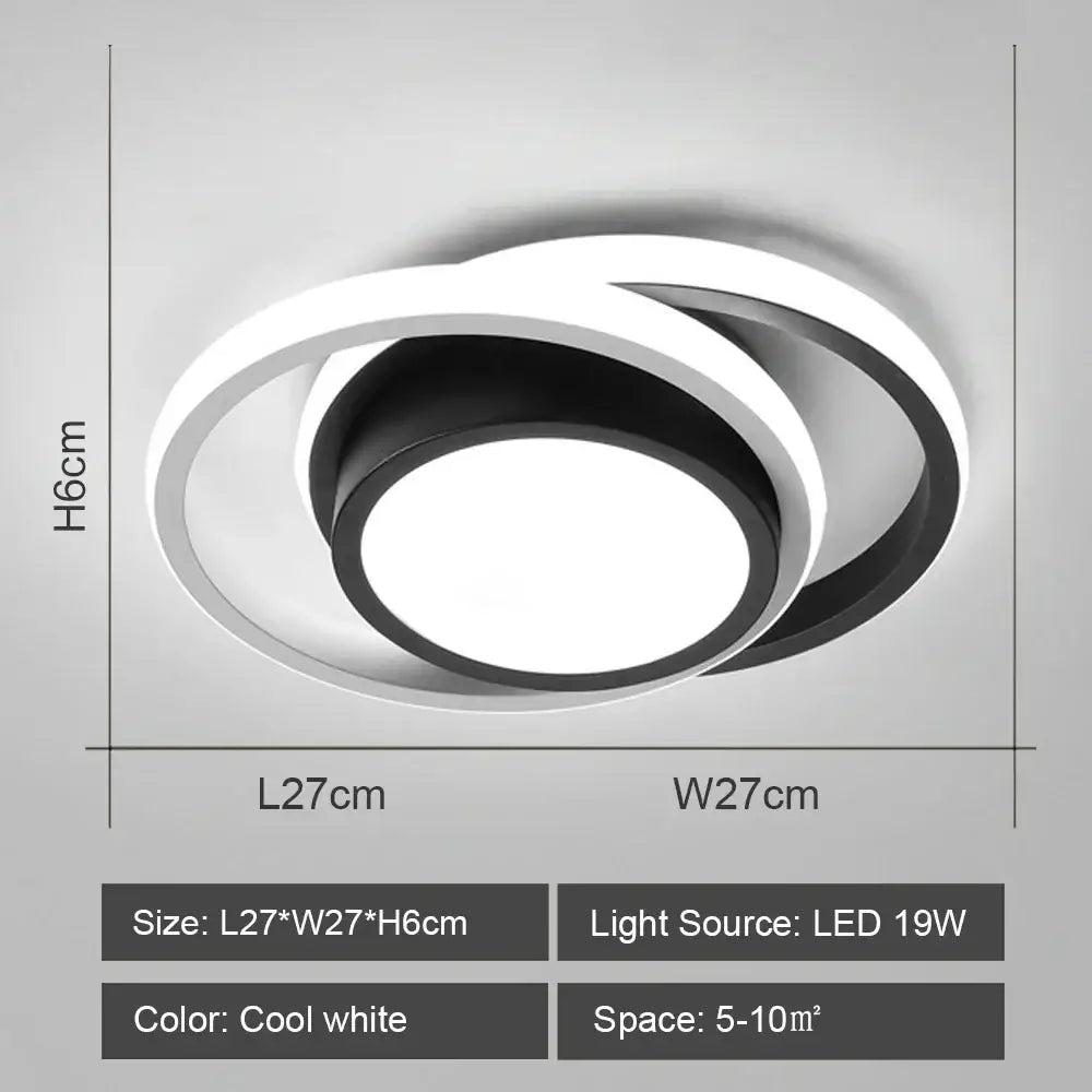 DecorBites™ LED Ceiling Lights: Modern Shade for Home & Living Room Lighting