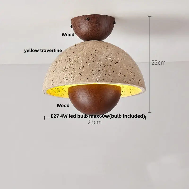 DecorBites™ LED Ceiling Lights Modern Style Balcony Living Room Cave Stone Decor