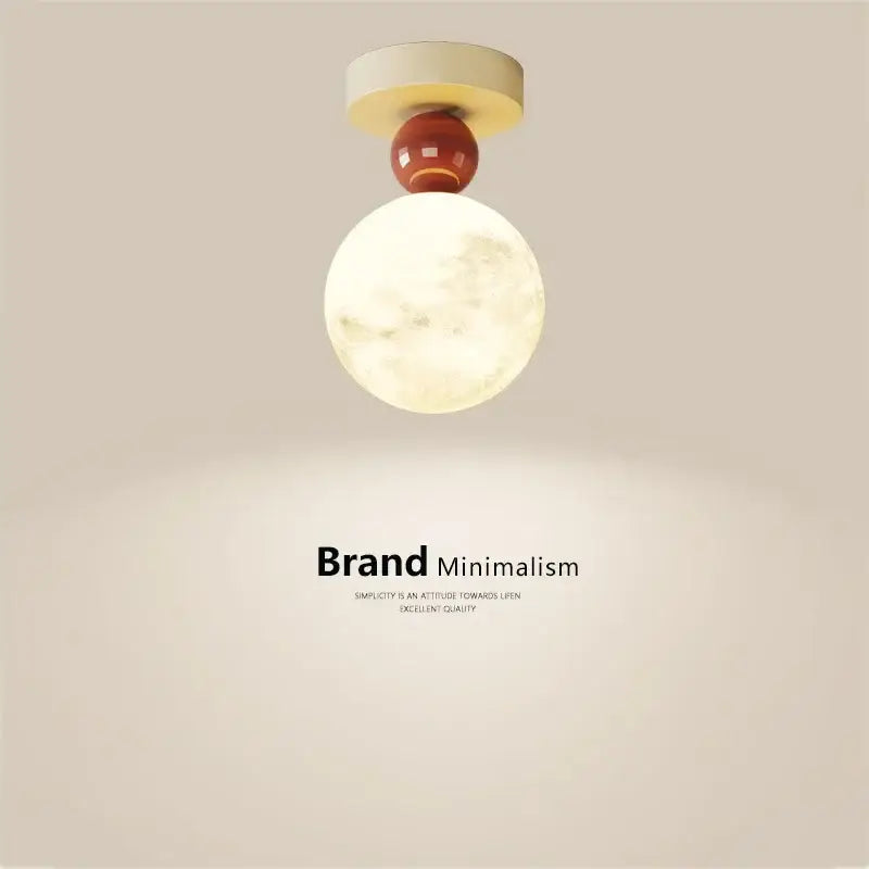 DecorBites™ LED Ceiling Moon Wall Lamp Minimalist Bedroom Lighting Fixture