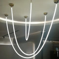 Modern minimalist brass decorbites led chandelier dining room pendant light