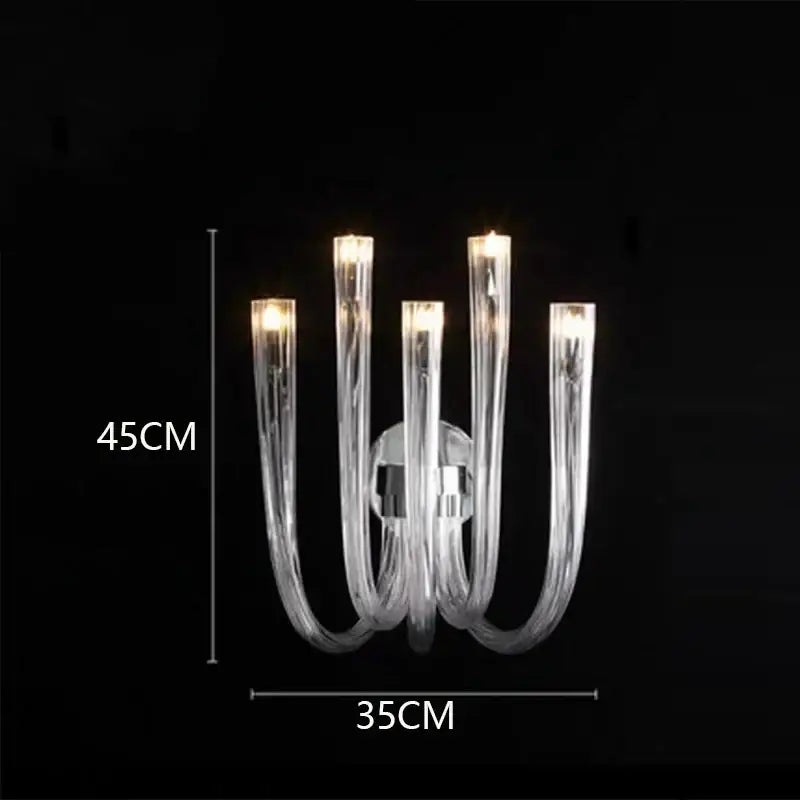 DecorBites™ LED Chandelier for Bedroom: Modern Ceiling Pendant Lamp Lighting Fixture