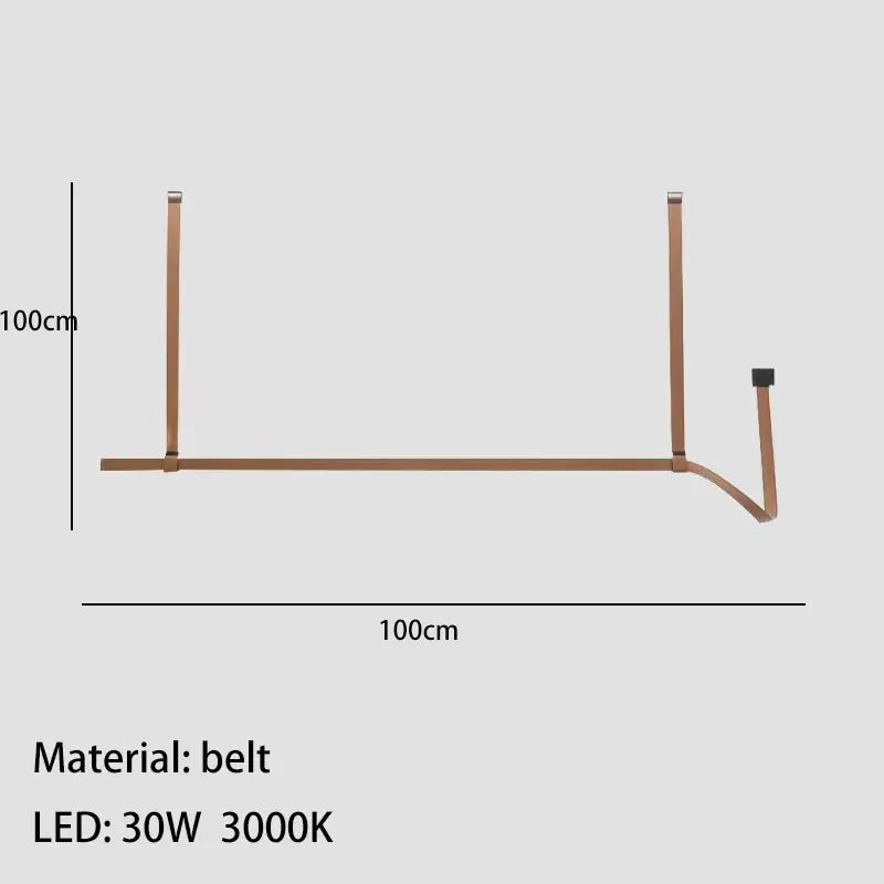 DecorBites™ LED Chandelier for Dining Room Bar Kitchen - Minimalist Art Deco Hang Lamp