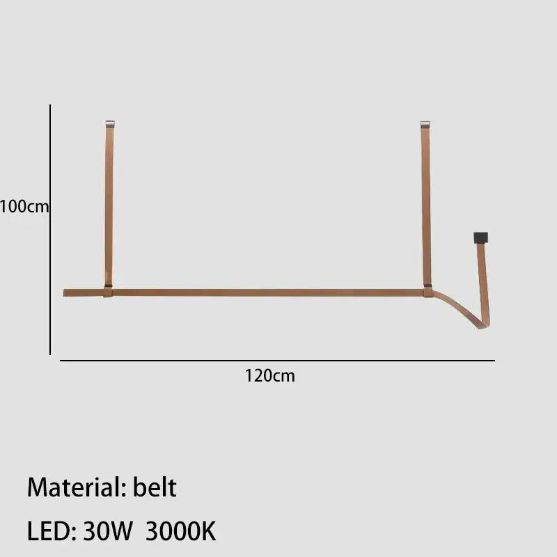 DecorBites™ LED Chandelier for Dining Room Bar Kitchen - Minimalist Art Deco Hang Lamp