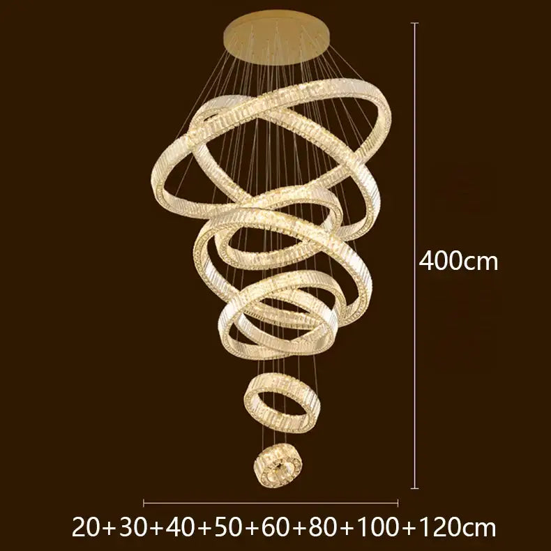 DecorBites™ LED Chandelier for Modern Bedroom Living Room Decor Lighting