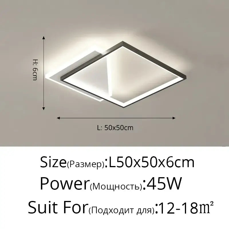 DecorBites™ LED Chandelier for Modern Indoor Lighting in Bedroom, Living Room, Study