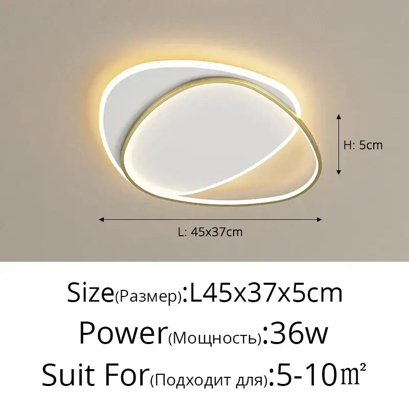 DecorBites™ LED Chandelier for Modern Indoor Lighting in Bedroom, Living Room, Study