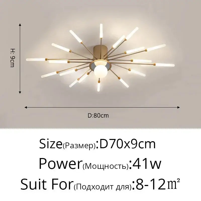 DecorBites™ LED Chandelier for Modern Living Kids Room Bedroom Hall Lighting Decor