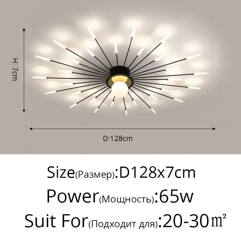DecorBites™ LED Chandelier for Modern Living Kids Room Bedroom Hall Lighting Decor