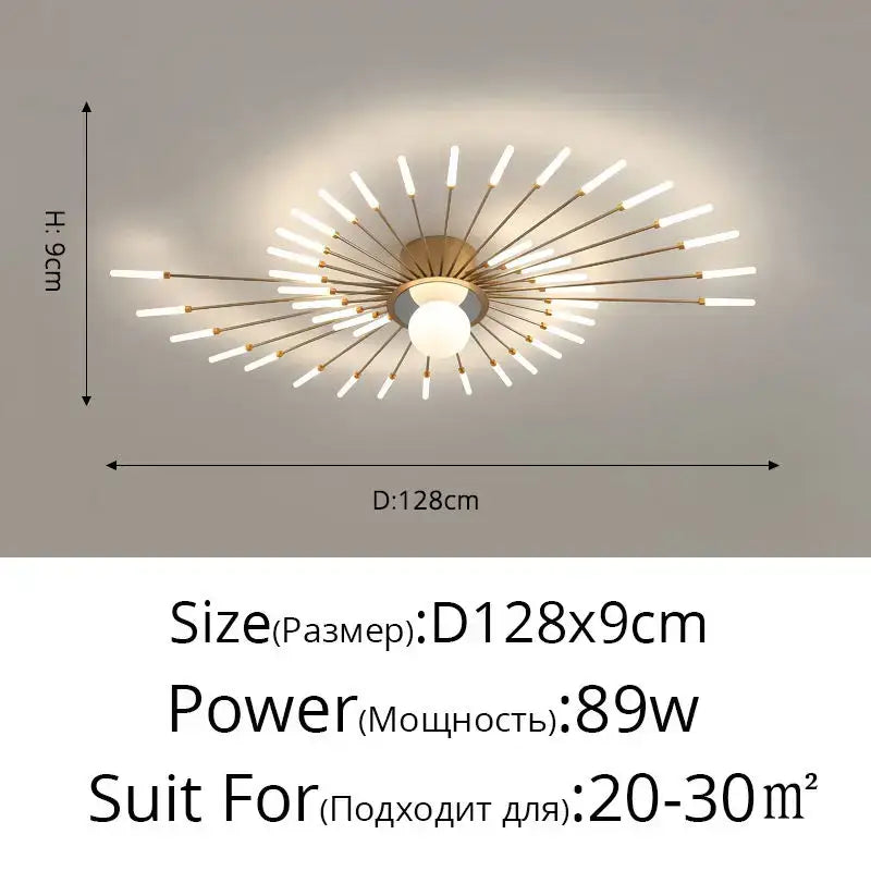 DecorBites™ LED Chandelier for Modern Living Kids Room Bedroom Hall Lighting Decor