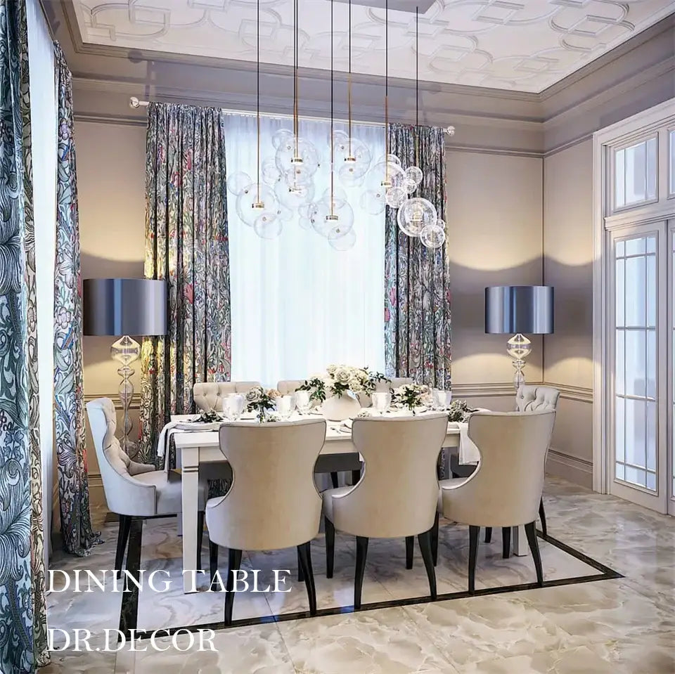 Modern nordic decor bubble ball led chandelier for dining room