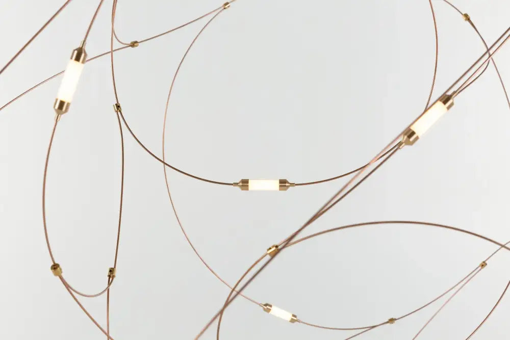 Modern minimal design led firefly chandelier kitchen pendant light