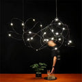 Modern minimal design led firefly chandelier kitchen pendant light