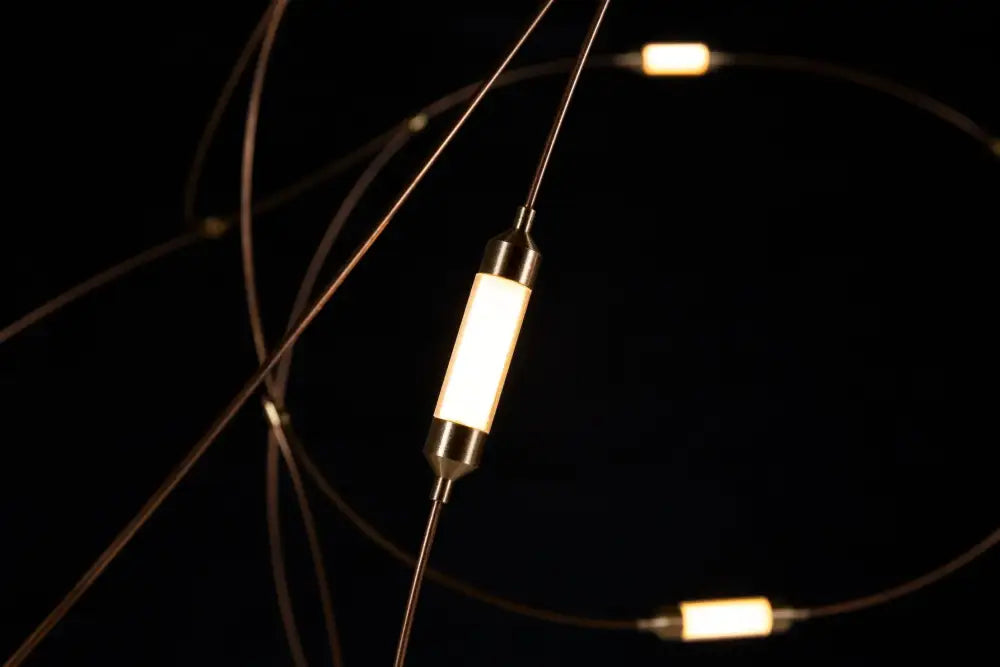 Modern minimal design led firefly chandelier kitchen pendant light
